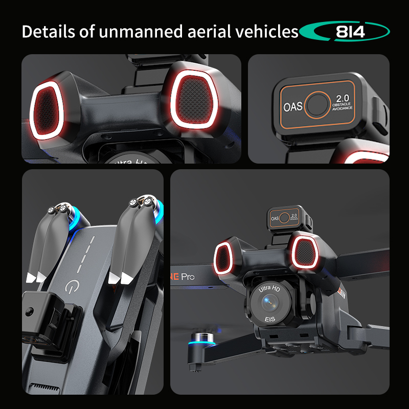 814 drone profissional 4K HD C - Drone Controller Screen recensie en prijs