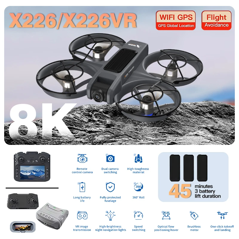 Originele X226/X226VR GPS Opvo - Drone Controller Screen recensie en prijs